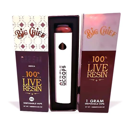 Big Chief Disposable Vape - 1g packaging